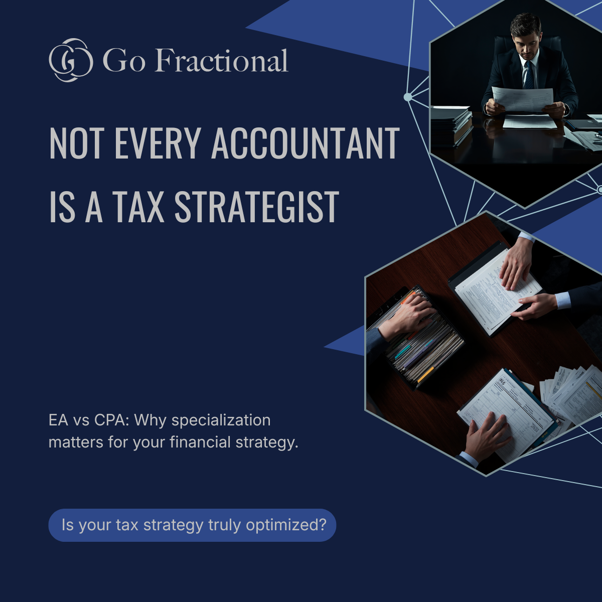 WHY AN ENROLLED AGENT MAY BE BETTER THAN A CPA FOR TAX STRATEGY